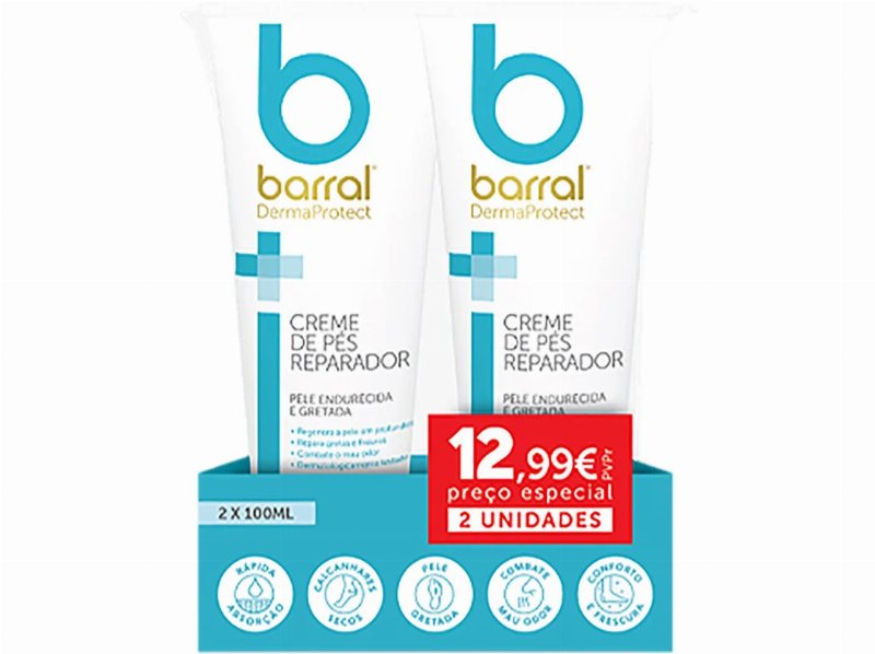 Creme Pes Barral Dermaprotect 2X100 ml 12.99