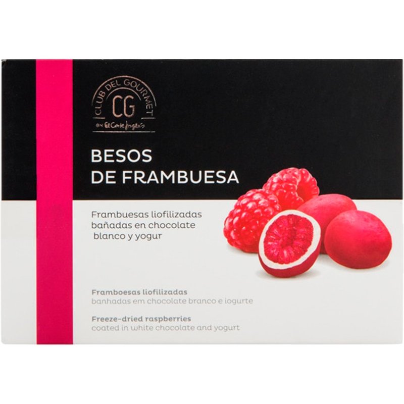 Framboesa Cobertas Com Chocolate Branco E Iogurte 120 g