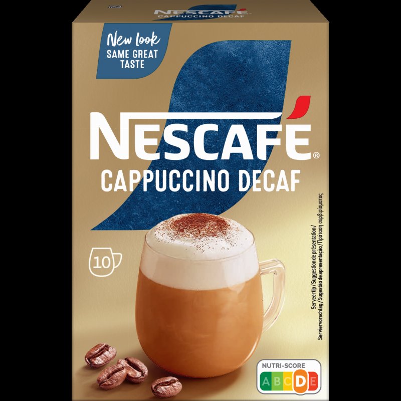 Cappuccino Solúvel Descafeinado Saquetas Nescafé 0.125Kg