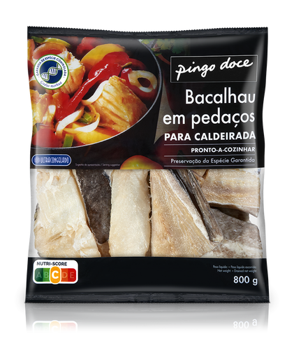 Bacalhau Para Caldeirada Congelado Pingo Doce 0.8Kg