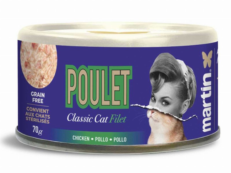 Comida Húmida Martin Sellier Gato Filetes Frango 70 g