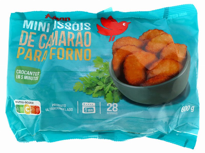 Mini Rissóis De Camarão Auchan Para Forno 28Un 600 g