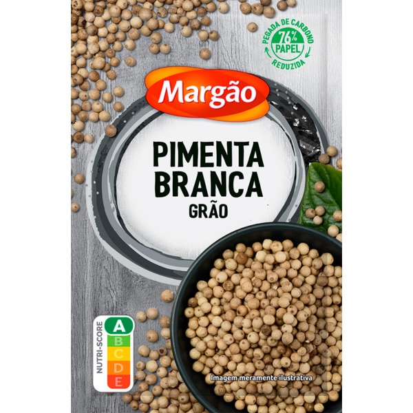Pimenta Branca Em Grão 17 g Margão