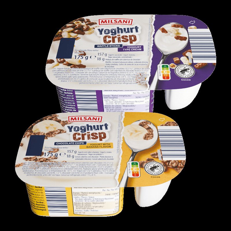 Iogurte Choco Crisp Sortido