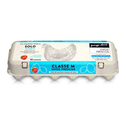 Ovos De Solo Classe M Pingo Doce 12Un