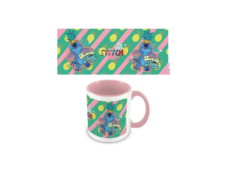 Caneca Stitch Interior Rosa