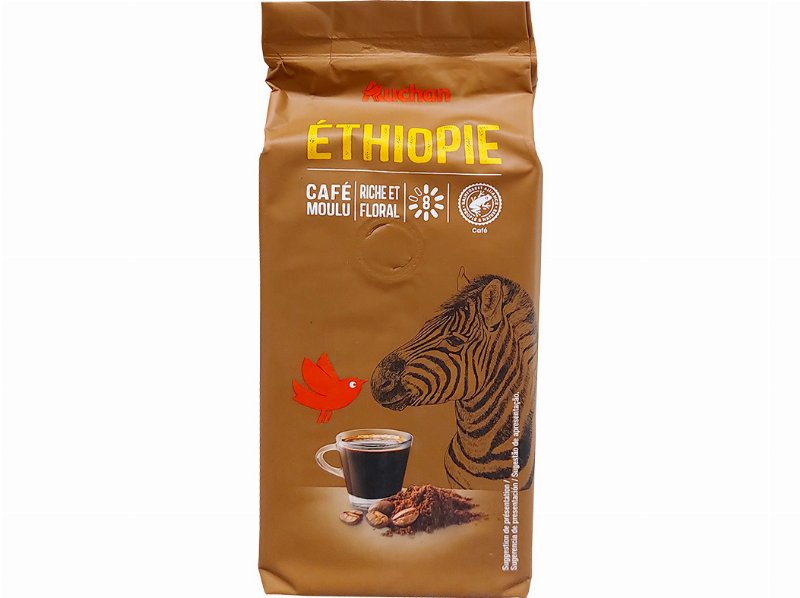Café Moído Auchan Etiópia Intensidade 8 250 g