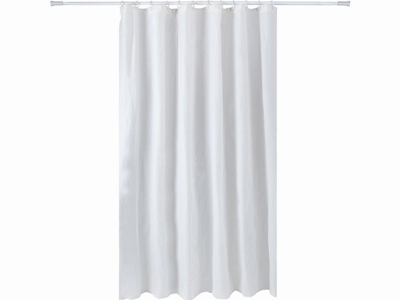 Cortina Duche Sem Argolas Auchan Essencial Branco 180X200Cm