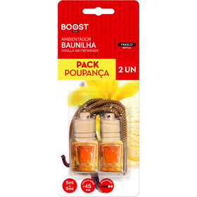 Ambientador Auto Pendurar Frasco Baunilha Boost 2 Un
