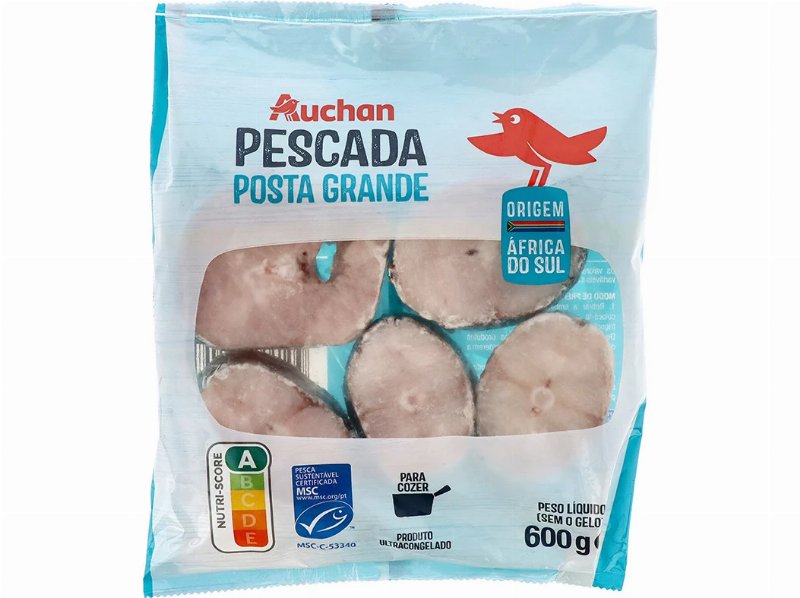 Posta De Pescada Auchan Msc Nº5 Para Cozer África Do Sul 600 g