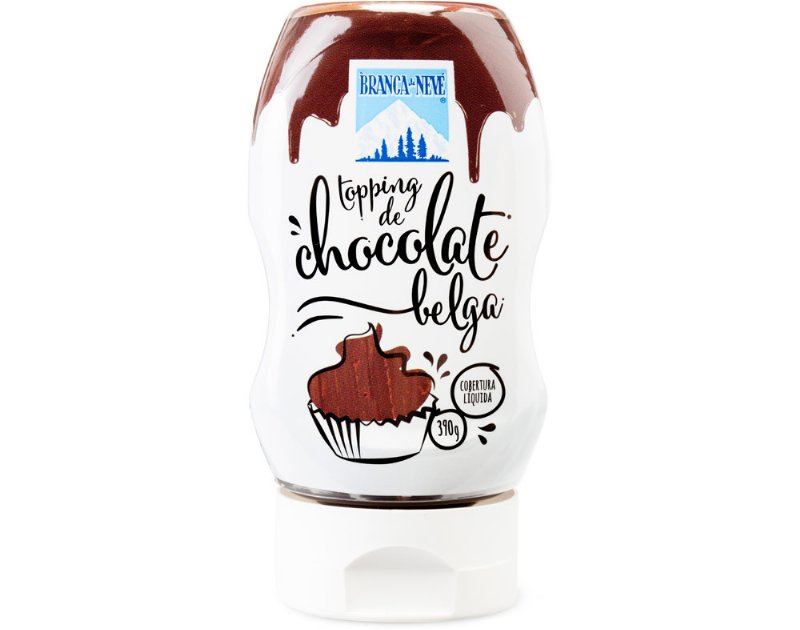 Topping Branca De Neve De Chocolate Belga 390 g