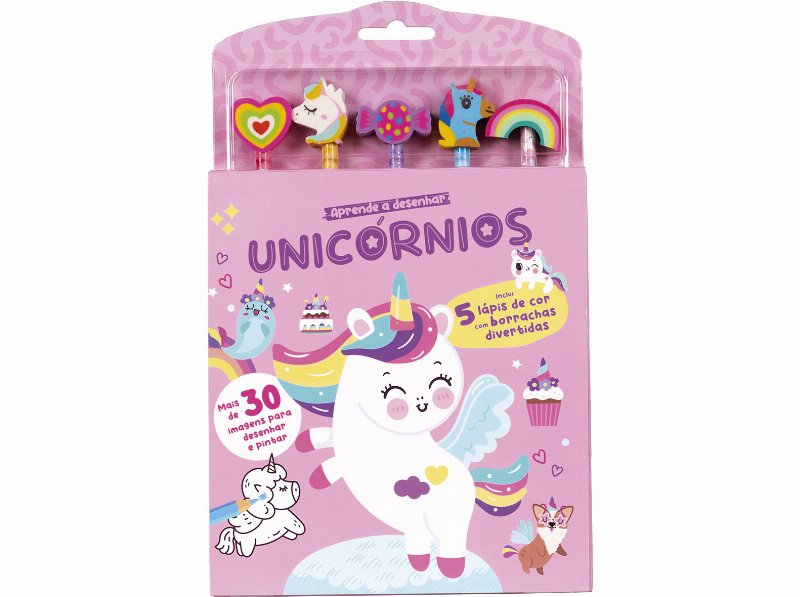 Livro Aprende A Desenhar - Unicórnios