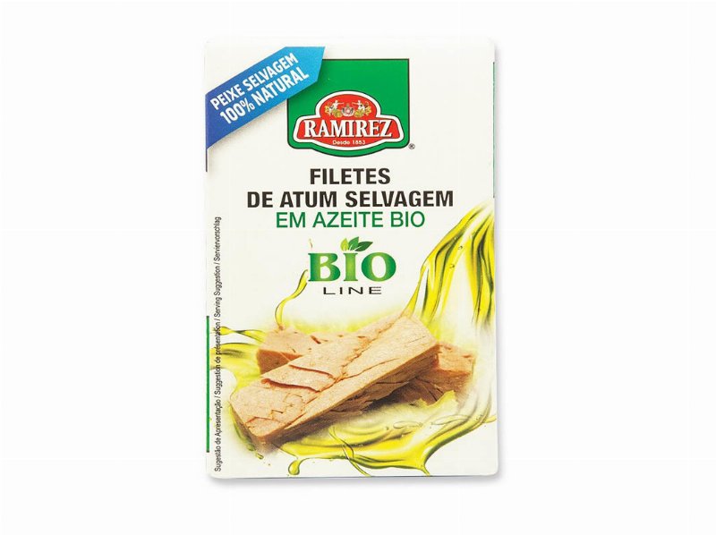 Filetes Ramirez De Atum Em Azeite Bio 120 g