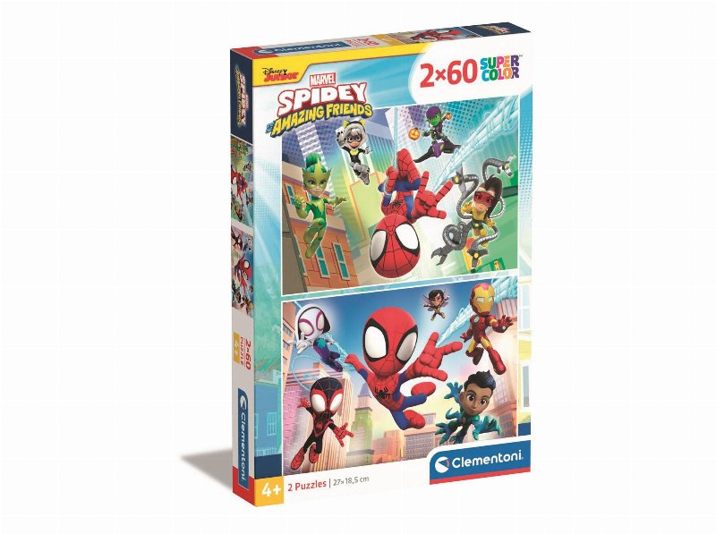 Puzzle Spidey Clementoni 2X60 Peças