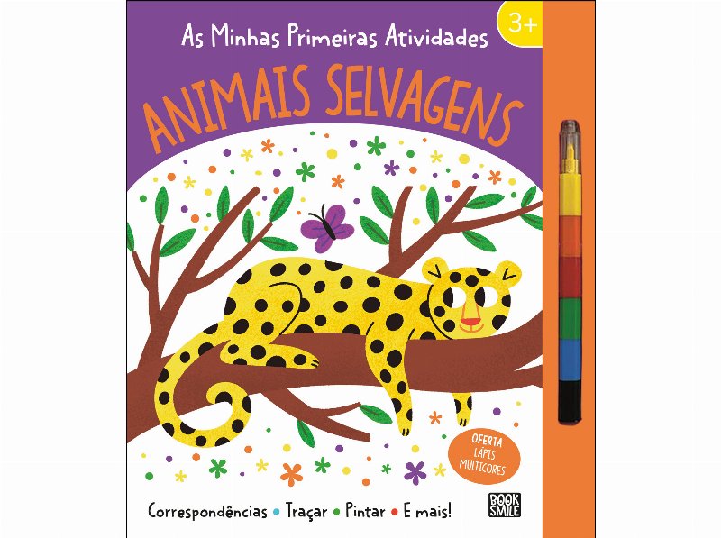Livro As Minhas Primeiras Atividades: Animais Selvagens
