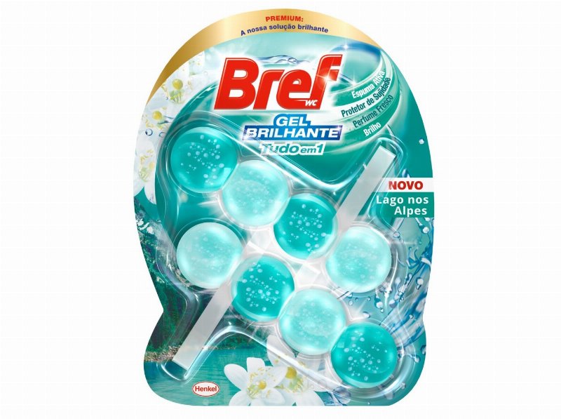 Bloco Sanitário Bref Bright Gel Alpine 2X42 g