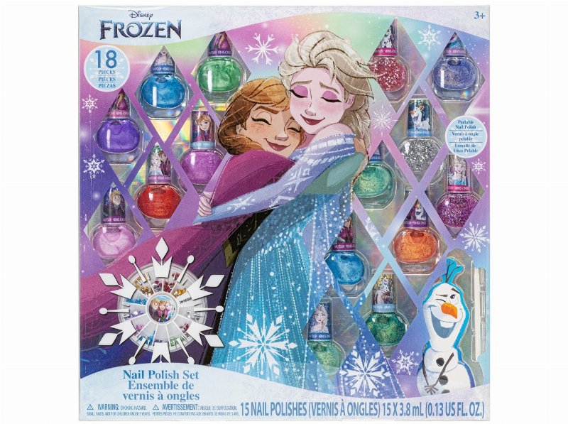 Conjunto Vernizes Unhas Frozen 18 Peças