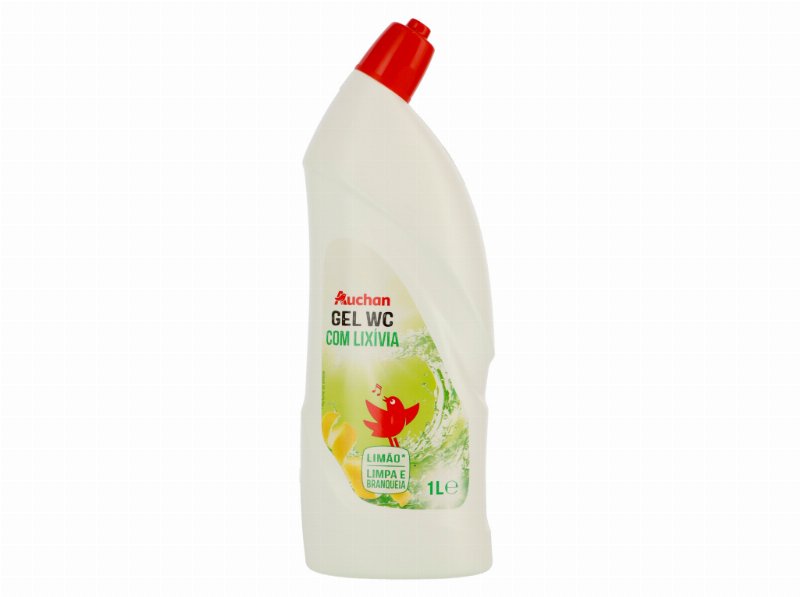 Gel Auchan Sanitário Lixívia Limão 1 l