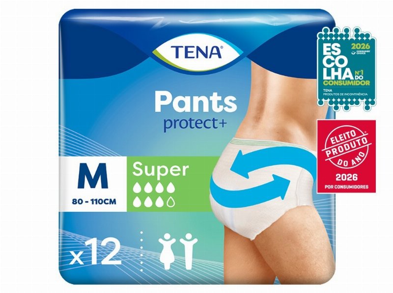 Cuecas Incontinência Tamanho M Tena Pants Super 12 Un