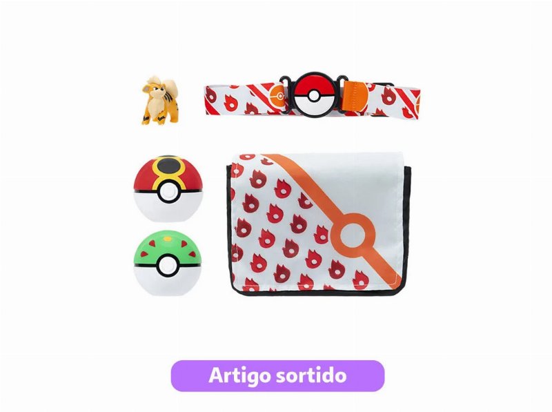 Bolsa E Cinto Combate Pokémon Modelos Sortidos