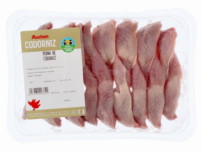 Perna De Codorniz Auchan Cultivamos O Bom Kg
