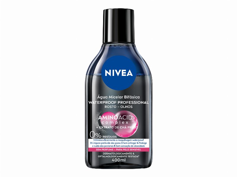 Água Micelar De Rosto Bifásica Micellair Skin Breathe Professional Nivea 400 ml