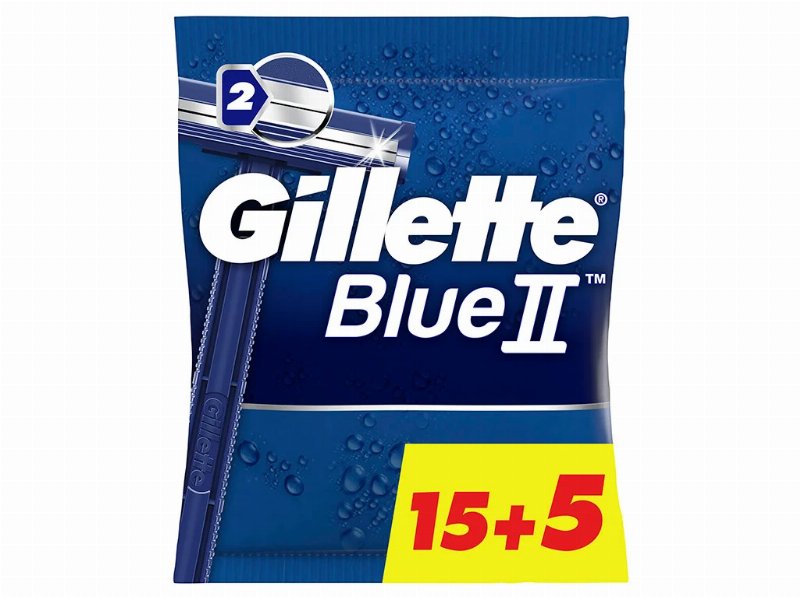 Máquina De Barbear Descartável Blueii Gillette 20 Un