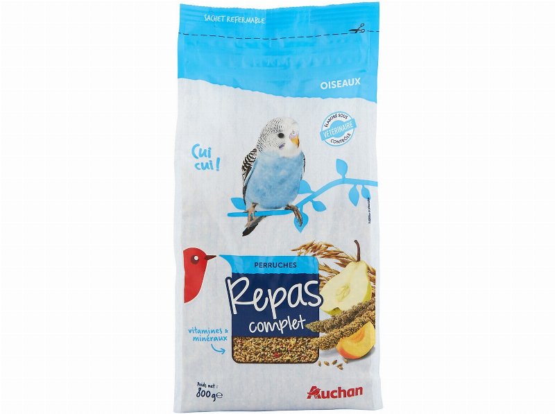 Comida Para Periquitos Auchan Menu Completo 800 g