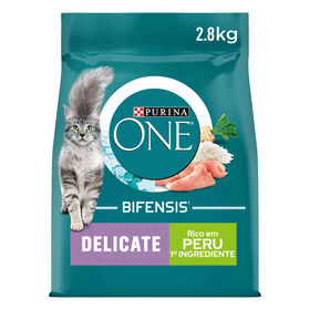 Ração Para Gato Adulto Delicate Peru Purina One 2,8 kg