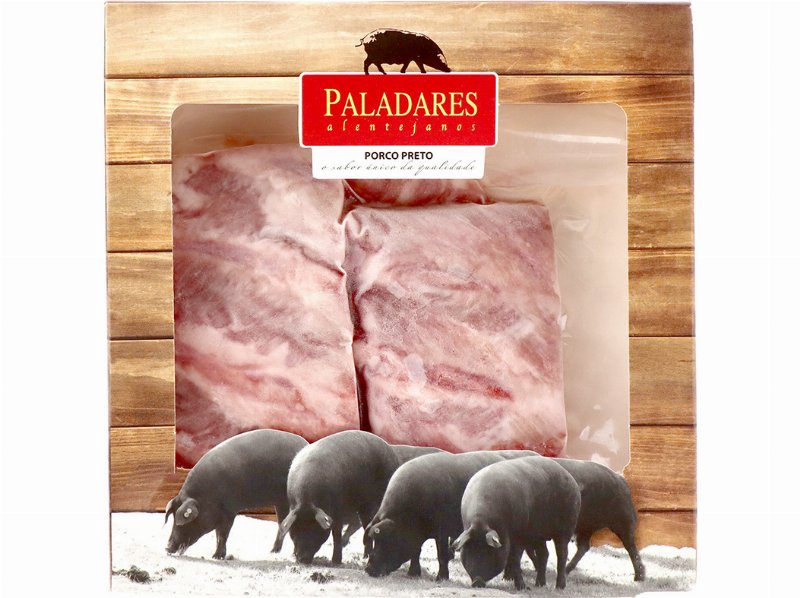 Tiras De Entrecosto De Porco Prto Congelado Kg