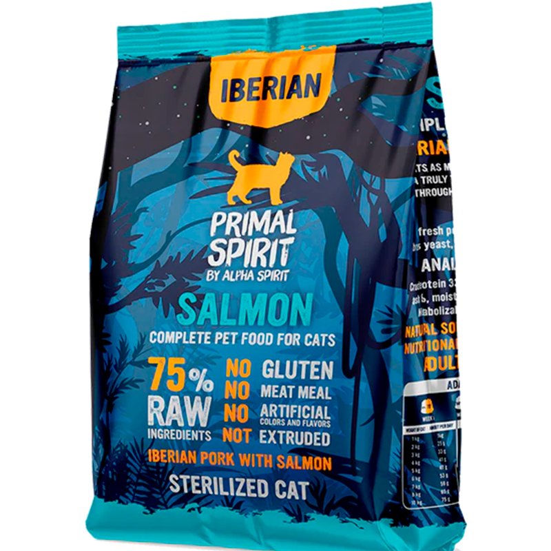 Alimento Seco Para Gato Porco E Salmão 1 kg