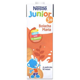 Bebida Láctea Com Sabor A Bolacha Maria Junior +3 Nestlé Junior 1 Lt