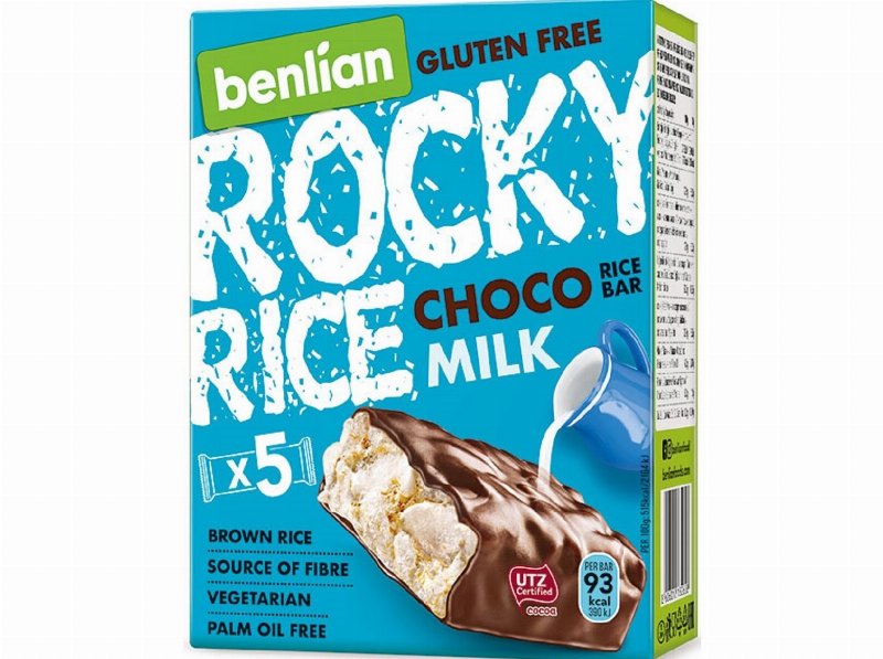 Barra Benlian Arroz Chocolate Leite 90 g
