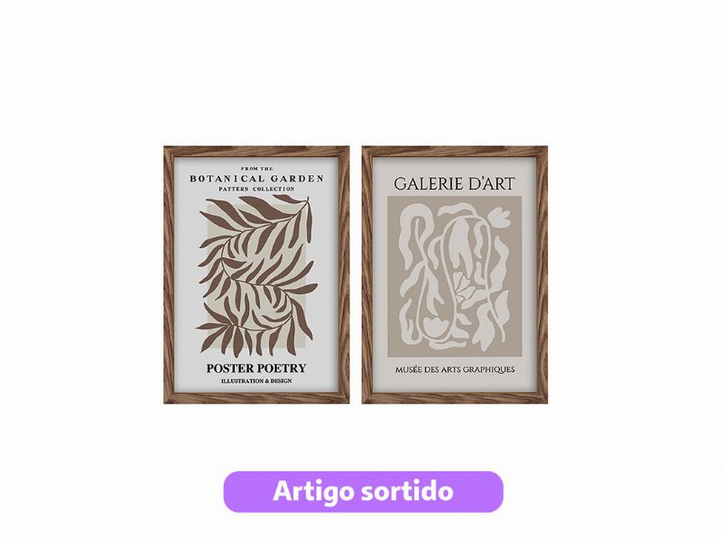 Moldura Mdf Actuel 23X32Cm Modelos Sortidos