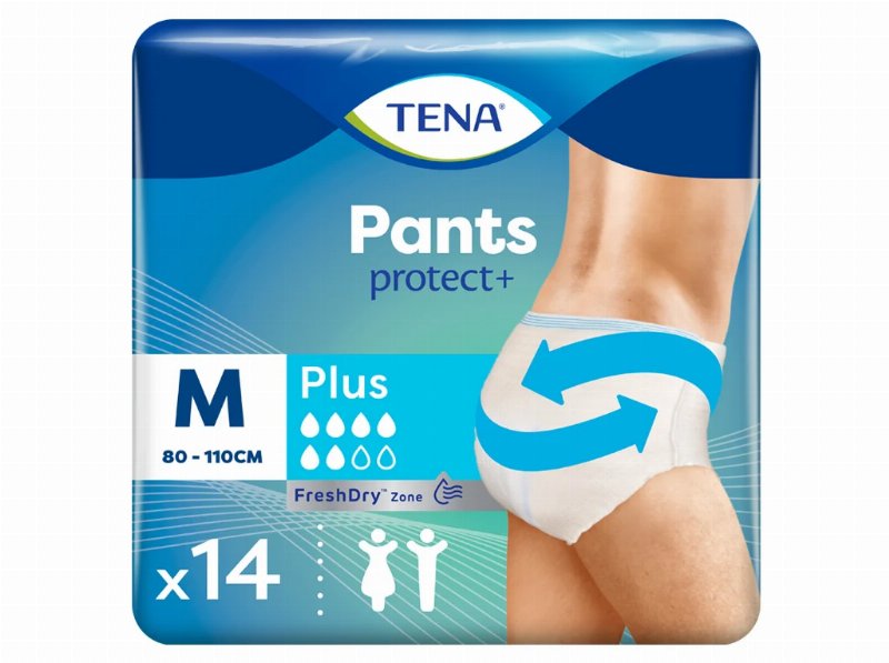 Cuecas Incontinência Tamanho M Tena Pants Plus 14Un