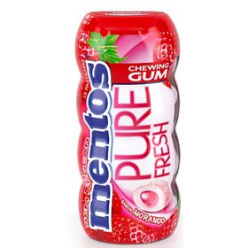 Pastilhas Elásticas De Morango Mentos 30 gr
