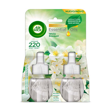 Recarga Ambientador Eléctrico White Bouquet Duo Air Wick 1Un