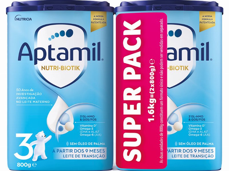 Leite Aptamil 3Transição 2X800 g