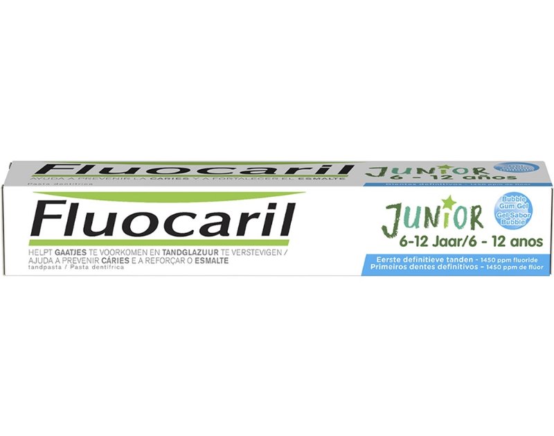 Pasta Dentifrica Fluocaril Júnior Bubble 7-12 75 ml