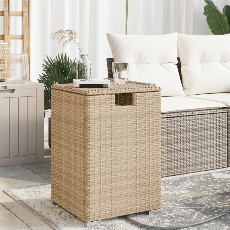Hkh Cobertura Para Botija De Gás 40X40X60 Cm Vime Pe - Bege
