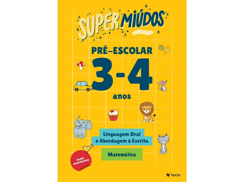Livro Supermiúdos -Pré Escolar 3/ 4 Multidisciplinar
