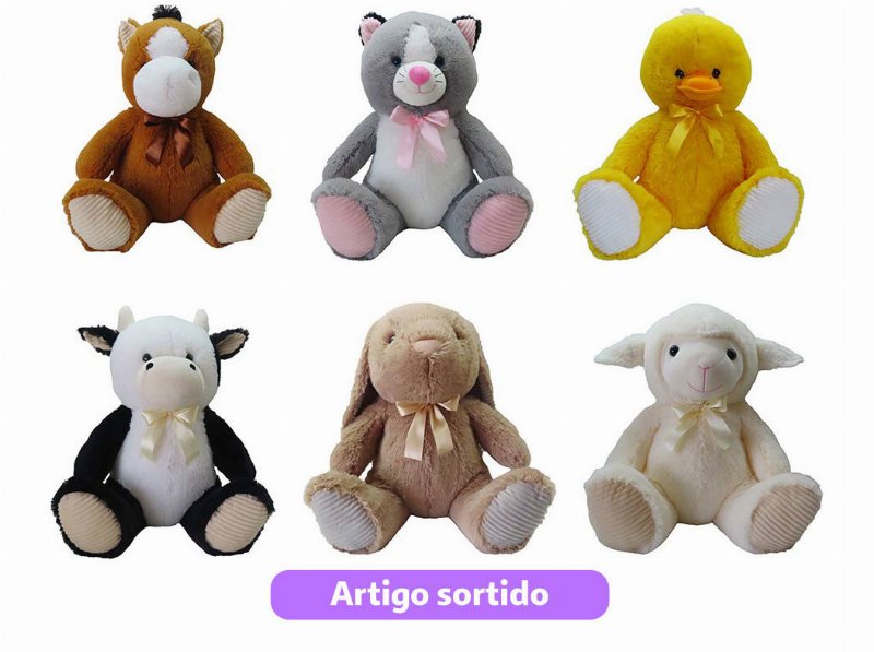 Peluche Sentado One Two Fun 52Cm Modelos Sortidos