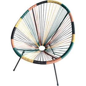 Cadeira 71X74X75Cm Colorida Caribe Kasa