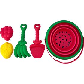 Zoko - Conjunto Praia Soft Balde Dobrável E 4 Acessórios