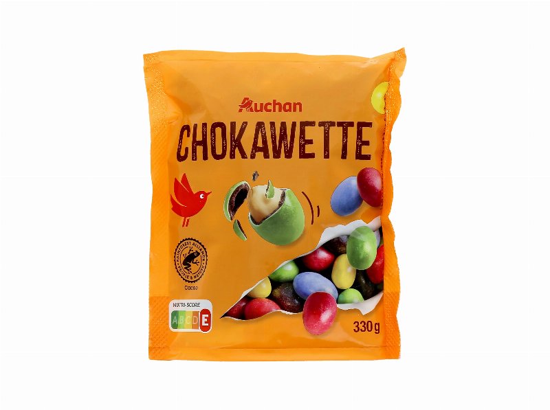 Drageias De Amendoim Auchan Cobertura Chocolate 330 g