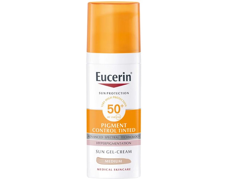 Creme Gel Eucerin Sun Pigm Cor Medio Spf50+ 50 ml
