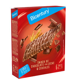 Barras De Cereais De Chocolate Leite Bicentury 120 gr (6 Un)
