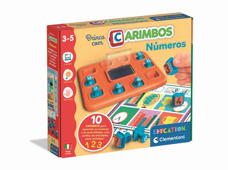 Números Clementoni Brinca Com Carimbos