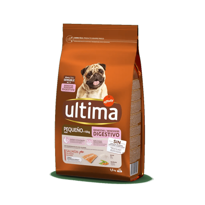 Comida Seca Para Cão Mini Digestive Com Salmão Affinity Ultima 1.5Kg