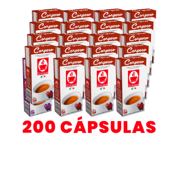 Café Corposo Nespresso 200 Cápsulas (20X10 Cápsulas) Bonini